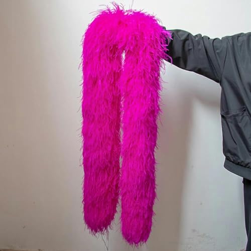 HFNCE 1–20-fädig, dicke, schöne Straußenfedern-Boa, 2 Meter, flauschiger Straußenfederschal für Hochzeitsfeier, Kleidung, Dekoration, Federn, Schal, Rose, 6-fädig, 2 HFNCE 1–20-fädig, dicke, schöne Straußenfedern-Boa, 2 Meter, flauschiger Straußenfederschal für Hochzeitsfeier, Kleidung, Dekoration, Federn, Schal, Rose, 6-fädig, 2 von HFNCE