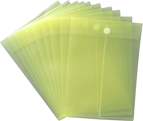 EXXO by HFP 90053 Dokumententasche mit Klettverschluss A4 hoch, 10 Taschen, PP-Kunststoff, 240 x 335 mm, transparent gelb EXXO by HFP 90053 Dokumententasche mit Klettverschluss A4 hoch, 10 Taschen, PP-Kunststoff, 240 x 335 mm, transparent gelb von HFP