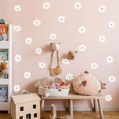 HGDESIGN® Wandtattoo Wandaufkleber Wandsticker Blumen Herz Baum Wanddeko für Kinderzimmer Babyzimmer Kind Baby Junge Mädchen (F) von HGDESIGN