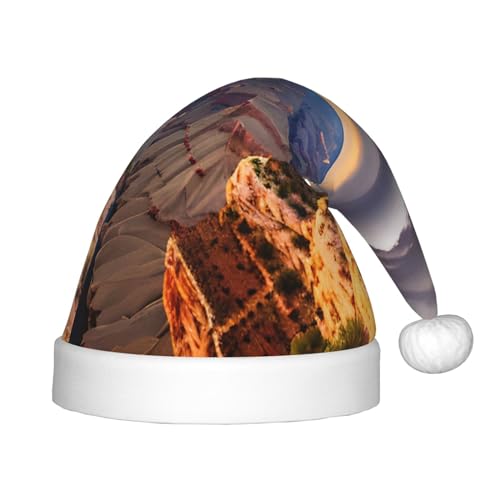 Beauty Grand Canyon Plüsch-Weihnachtsmannmütze, bequeme Weihnachtsmütze für Weihnachten, Partygeschenke, passend für Jugendliche, 1 Packung Beauty Grand Canyon Plüsch-Weihnachtsmannmütze, bequeme Weihnachtsmütze für Weihnachten, Partygeschenke, passend für Jugendliche, 1 Packung von HGFVY