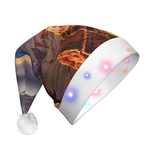 Beauty Grand Canyon Weihnachtsmütze mit 1 LED, beleuchtete Weihnachtsmütze, Uni, Urlaubsmütze für Party, Urlaub, Partyzubehör Beauty Grand Canyon Weihnachtsmütze mit 1 LED, beleuchtete Weihnachtsmütze, Uni, Urlaubsmütze für Party, Urlaub, Partyzubehör von HGFVY