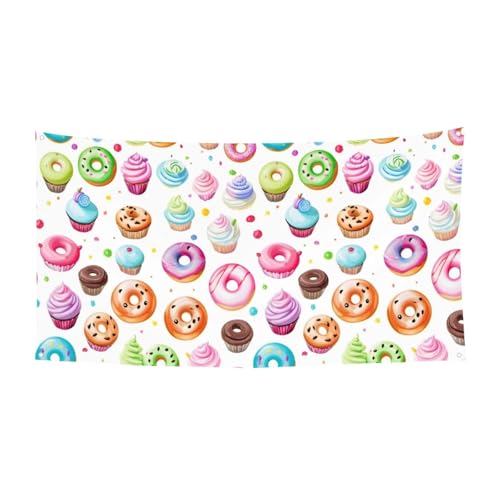 Cupcakes, Donuts, Muffins, Druck, Weihnachten, Halloween, Party-Banner, langlebig, hängende Dekoration, geeignet für Zuhause, Garten, Bar, Dekorationen Cupcakes, Donuts, Muffins, Druck, Weihnachten, Halloween, Party-Banner, langlebig, hängende Dekoration, geeignet für Zuhause, Garten, Bar, Dekorationen von HGFVY