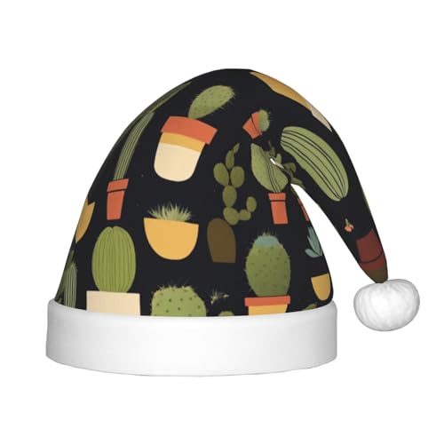 Kaktus Plüsch-Weihnachtsmannmütze, bequeme Weihnachtsmütze für Weihnachten, Partygeschenke, passend für Jugendliche, 1 Packung Kaktus Plüsch-Weihnachtsmannmütze, bequeme Weihnachtsmütze für Weihnachten, Partygeschenke, passend für Jugendliche, 1 Packung von HGFVY