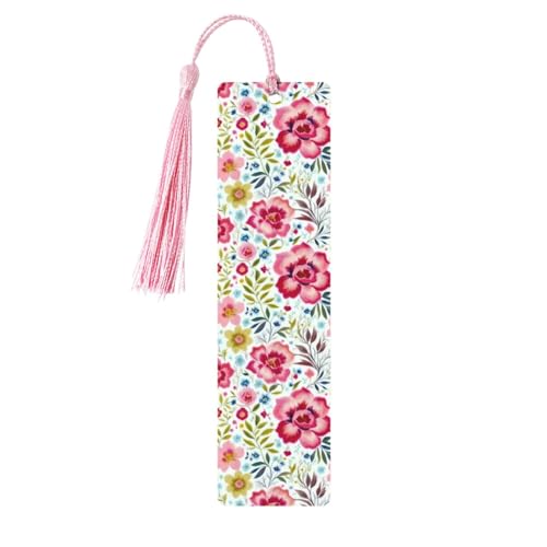 Lesezeichen mit Blumenblatt-Druck, 5 Stück, niedliche Lesezeichen, Etiketten-Ornament für Dekoration, Handwerk, Dekorationen zum Lesen Lesezeichen mit Blumenblatt-Druck, 5 Stück, niedliche Lesezeichen, Etiketten-Ornament für Dekoration, Handwerk, Dekorationen zum Lesen von HGFVY