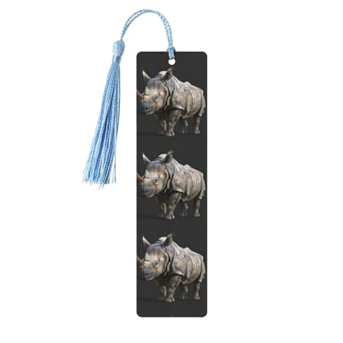 Lesezeichen mit Tier-Nashorn-Druck, 5 Stück, niedliche Lesezeichen, Etikett, Ornament für Dekoration, Handwerk, Dekorationen zum Lesen Lesezeichen mit Tier-Nashorn-Druck, 5 Stück, niedliche Lesezeichen, Etikett, Ornament für Dekoration, Handwerk, Dekorationen zum Lesen von HGFVY