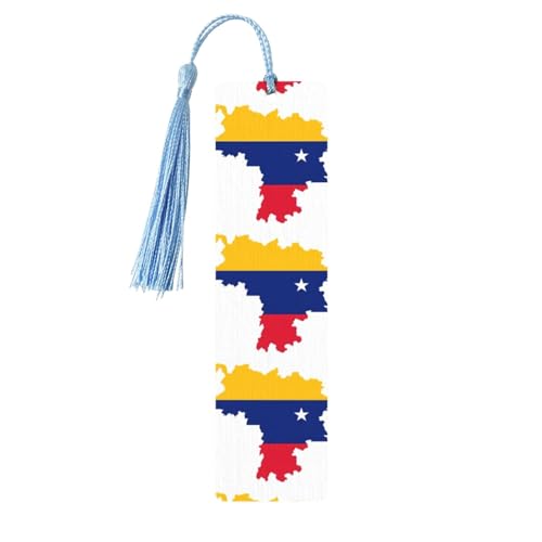 Lesezeichen mit Venezuela-Flagge, niedliches Lesezeichen, Etiketten-Ornament für Dekoration, Handwerk, Dekorationen zum Lesen, 5 Stück Lesezeichen mit Venezuela-Flagge, niedliches Lesezeichen, Etiketten-Ornament für Dekoration, Handwerk, Dekorationen zum Lesen, 5 Stück von HGFVY