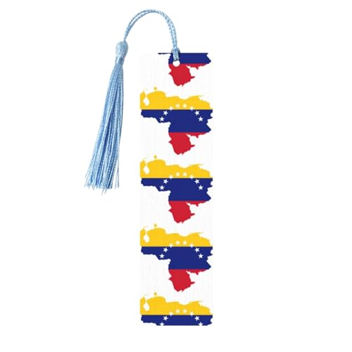 Lesezeichen mit Venezuela-Flagge, niedliches Lesezeichen, Etiketten-Ornament für Dekoration, Handwerk, Dekorationen zum Lesen, 5 Stück Lesezeichen mit Venezuela-Flagge, niedliches Lesezeichen, Etiketten-Ornament für Dekoration, Handwerk, Dekorationen zum Lesen, 5 Stück von HGFVY
