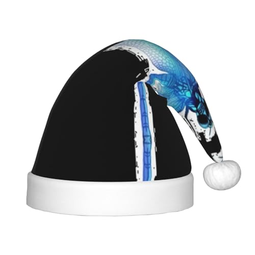 Libelle, Plüsch-Weihnachtsmannmütze, bequeme Weihnachtsmütze für Weihnachten, Partygeschenke, passend für Jugendliche von HGFVY