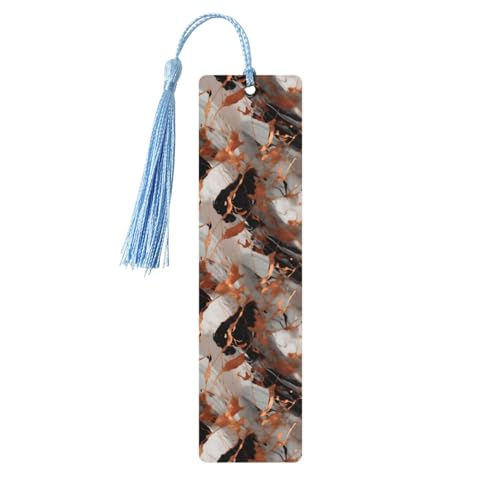 Marmor-Textur, Kupferspritzer-Druck, 5 Stück, Holz-Lesezeichen, niedliche Lesezeichen, Etiketten-Ornament für Dekoration, Handwerk, Dekorationen zum Lesen Marmor-Textur, Kupferspritzer-Druck, 5 Stück, Holz-Lesezeichen, niedliche Lesezeichen, Etiketten-Ornament für Dekoration, Handwerk, Dekorationen zum Lesen von HGFVY