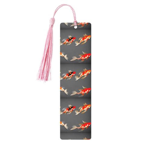 Traditionelle Koi-Karpfen mit Punkten, 5 Stück, Holz-Lesezeichen, niedliche Lesezeichen, Etiketten-Ornament für Dekoration, Handwerk, Dekorationen zum Lesen Traditionelle Koi-Karpfen mit Punkten, 5 Stück, Holz-Lesezeichen, niedliche Lesezeichen, Etiketten-Ornament für Dekoration, Handwerk, Dekorationen zum Lesen von HGFVY