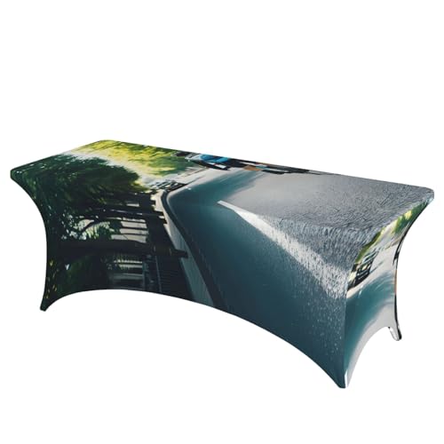 HGKHadc Tischdecke mit Auto- und Fahrraddruck, rechteckig, elastisch, waschbar, knitterarm HGKHadc Tischdecke mit Auto- und Fahrraddruck, rechteckig, elastisch, waschbar, knitterarm von HGKHadc