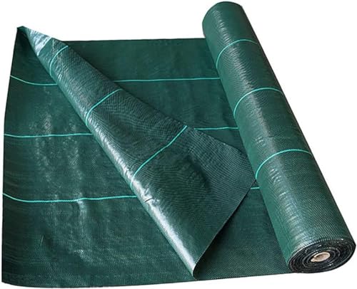 HGOuhK Geotextil-Landschaftsgewebe, wasserdurchlässige Bodenabdeckung für Gartenarbeit, Landschaftsbau, Unkrautvlies, Unkrautvlies (0,91 x 15 m) von HGOuhK