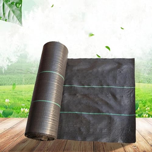 HGOuhK Unkrautvlies Geotextile Unkrautbekämpfungsmembran, Bodendeckerstoff for Terrassen, Garten, Blumenbeet, Weg(1x5m/3.28x16.4ft) von HGOuhK