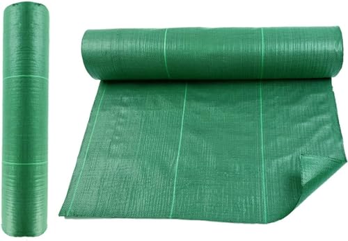 HGOuhK Unkrautvlies Geotextilgewebe-Unkrautbekämpfungsmembran for Bodenbedeckung, Unkrautbekämpfungstuch, Landschaftsbau(1.22x46m/4x150ft) von HGOuhK