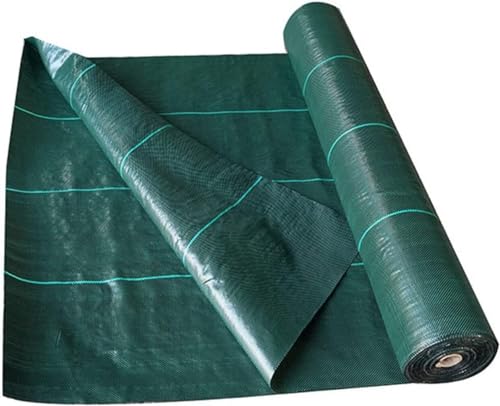 HGOuhK Unkrautvlies Unkrautbekämpfungsstoff for den Garten, Unkrautschutzstoff, Geotextil for Terrassen, Garten, Blumenbeet, Weg(1.22x152m/4x500ft) von HGOuhK