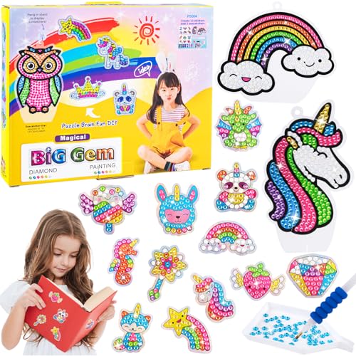 HGRGHH Basteln Mädchen 6 7 8 9 10 Jahre, 14 Stück Einhorn Diamant Painting Sticker, Bastelset Kinder ab 6 Jahre, 5D Einhorn Diamond Painting Kinder, Einhorn Geschenke Für Mädchen 6-12 Jahre HGRGHH Basteln Mädchen 6 7 8 9 10 Jahre, 14 Stück Einhorn Diamant Painting Sticker, Bastelset Kinder ab 6 Jahre, 5D Einhorn Diamond Painting Kinder, Einhorn Geschenke Für Mädchen 6-12 Jahre von HGRGHH