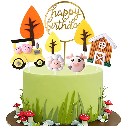 HGSHUO Bauernhof Tortendeko Geburtstag Kuchen Deko Tiere Cake Topper Happy Birthday Cupcake Topper Kindergeburtstag Torte Deko Herbst Dschungel Party Kuchendeko Geburtstagsdeko HGSHUO Bauernhof Tortendeko Geburtstag Kuchen Deko Tiere Cake Topper Happy Birthday Cupcake Topper Kindergeburtstag Torte Deko Herbst Dschungel Party Kuchendeko Geburtstagsdeko von HGSHUO