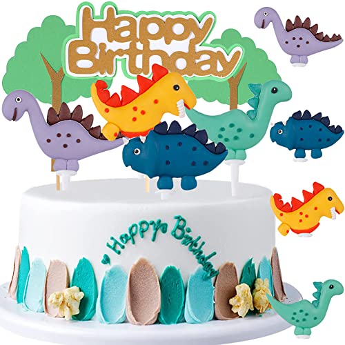 HGSHUO Dino Tortendeko Geburtstag Kuchen Deko Dinosaurier Cake Topper Tiere Torte Deko Kindergeburtstag Dschungel Party Kuchendeko Happy Birthday Geburtstagsdeko HGSHUO Dino Tortendeko Geburtstag Kuchen Deko Dinosaurier Cake Topper Tiere Torte Deko Kindergeburtstag Dschungel Party Kuchendeko Happy Birthday Geburtstagsdeko von HGSHUO