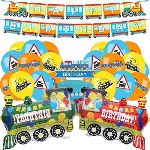 HGSHUO Zug Geburtstag Deko Folienballon Auto Luftballon Tortendeko Cars Kindergeburtstag Ballon Girlande Happy Birthday Banner Zug Geburtstagsdeko HGSHUO Zug Geburtstag Deko Folienballon Auto Luftballon Tortendeko Cars Kindergeburtstag Ballon Girlande Happy Birthday Banner Zug Geburtstagsdeko von HGSHUO