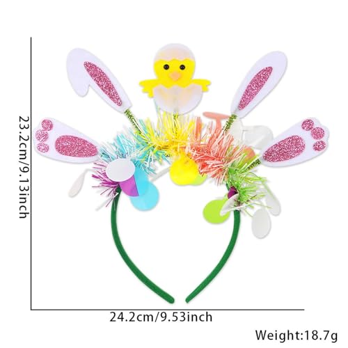 HGWOPGASD Hasenohren Stirnband Osterdekorationen Osterhasenohren Kaninchen Stirnband Geschenk für Erwachsene und Kinder A05 HGWOPGASD Hasenohren Stirnband Osterdekorationen Osterhasenohren Kaninchen Stirnband Geschenk für Erwachsene und Kinder A05 von HGWOPGASD