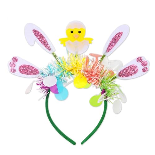 HGWOPGASD Hasenohren Stirnband Osterdekorationen Osterhasenohren Kaninchen Stirnband Geschenk für Erwachsene und Kinder A17 HGWOPGASD Hasenohren Stirnband Osterdekorationen Osterhasenohren Kaninchen Stirnband Geschenk für Erwachsene und Kinder A17 von HGWOPGASD