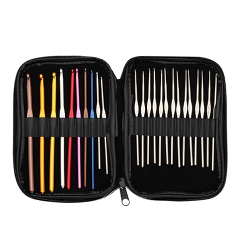 24 Stcs Metall Häkelnadel Bunte Häkchen Haken Set Strick Nadel Häkelzubehör Für Kunsthandwerk Metall Strick Nadel Bunte Häkelhaken Mit Gehäuse Zum Stricken 24 Stcs Metall Häkelnadel Bunte Häkchen Haken Set Strick Nadel Häkelzubehör Für Kunsthandwerk Metall Strick Nadel Bunte Häkelhaken Mit Gehäuse Zum Stricken von HGZHNAT