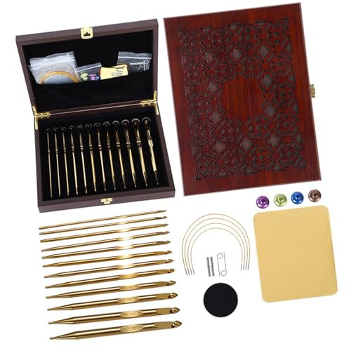 Tunesisches Strickset Golden Beschichteter Verschiedene Größe Aluminium Handwerk Accessoires Aluminium Häkelhaken Set Tunesisches Strickset Golden Beschichteter Verschiedene Größe Aluminium Handwerk Accessoires Aluminium Häkelhaken Set von HGZHNAT
