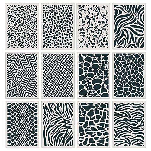 Zeichnung Malschablonen 12 Stück Leopard Painting Stencils Leopardenmuster Schablonen Set Wiederverwendbar Kunststoff Schablonen Für Möbel Wandgestaltung Scrapbooking Handwerk Deko Zeichnung Malschablonen 12 Stück Leopard Painting Stencils Leopardenmuster Schablonen Set Wiederverwendbar Kunststoff Schablonen Für Möbel Wandgestaltung Scrapbooking Handwerk Deko von HHEETTT