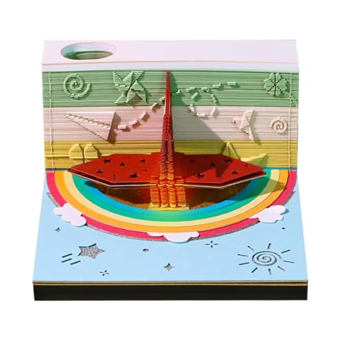 3D-Kalender 2026, 2026, Zeitmess-Kalender, 3D-Kalender, Notizblock, Notizblock, kreative Papierskulptur, antihaftbeschichtete Haftnotizen, Postnotizen, Zeitmesser für Schule, Zuhause, Büro 3D-Kalender 2026, 2026, Zeitmess-Kalender, 3D-Kalender, Notizblock, Notizblock, kreative Papierskulptur, antihaftbeschichtete Haftnotizen, Postnotizen, Zeitmesser für Schule, Zuhause, Büro von HHFLRAWA