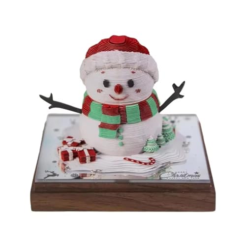 3D-Kalender 2026, 3D-Schreibtischkalender 2026, Zeitstück-Kalender, 3D-Notizblock, kreative, antihaftbeschichtete Haftnotizen, für Büro, Zuhause, Weihnachten, Schreibtisch-Dekoration von HHFLRAWA