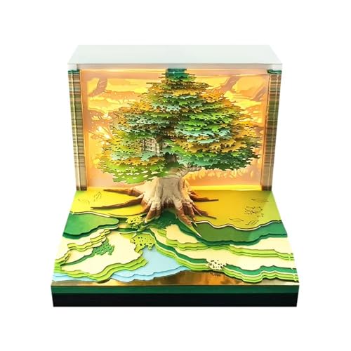 3D-Kalender 2026, Zeitmess-Kalender, 3D-Kunstkalender, Memo-Block mit LED-Lichtern, abreißbare Papierskulptur, Notizblock, Kalender, DIY-Papierschnitzerei, Kunst, Haftnotizen, Schreibtisch-Dekoration 3D-Kalender 2026, Zeitmess-Kalender, 3D-Kunstkalender, Memo-Block mit LED-Lichtern, abreißbare Papierskulptur, Notizblock, Kalender, DIY-Papierschnitzerei, Kunst, Haftnotizen, Schreibtisch-Dekoration von HHFLRAWA