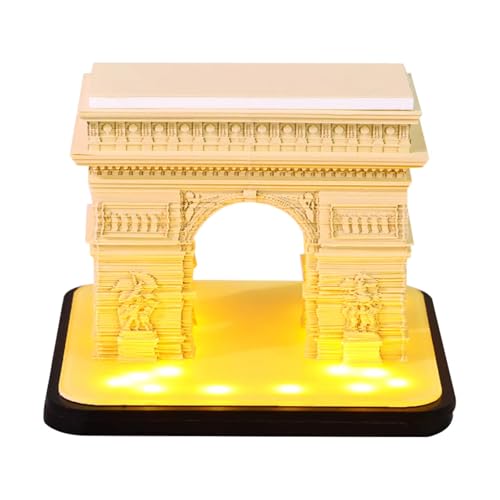 Time Piece Kalender 2026, abreißbarer 3D-Papier-Kunst-Notizblock mit LED-Lichtern, kreativer 3D-Memo-Kunstblock, Kalender, 3D-Schreibtischkalender 2026 für Büro, Zuhause, Desktop-Dekoration, Ornamente Time Piece Kalender 2026, abreißbarer 3D-Papier-Kunst-Notizblock mit LED-Lichtern, kreativer 3D-Memo-Kunstblock, Kalender, 3D-Schreibtischkalender 2026 für Büro, Zuhause, Desktop-Dekoration, Ornamente von HHFLRAWA