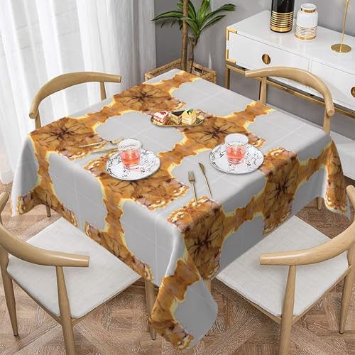 HHGFASD Quadratische dekorative Tischdecke mit liegendem Löwenmuster, 137,2 x 137,2 cm, wasserdicht, knitterfrei, wiederverwendbar, für Cafés, Buffet, Picknicks, Hochzeiten, Partys HHGFASD Quadratische dekorative Tischdecke mit liegendem Löwenmuster, 137,2 x 137,2 cm, wasserdicht, knitterfrei, wiederverwendbar, für Cafés, Buffet, Picknicks, Hochzeiten, Partys von HHGFASD
