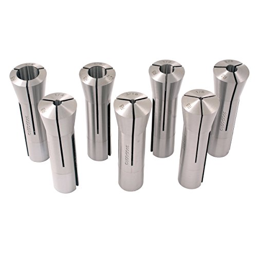 HHIP 3900-0010 7-teiliges R8-Spannzangen-Set, 1/8-3/4" x 8ths plus 3/16" HHIP 3900-0010 7-teiliges R8-Spannzangen-Set, 1/8-3/4" x 8ths plus 3/16" von HHIP