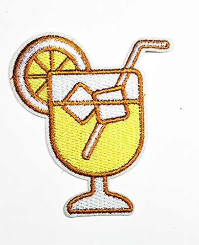 HHO Aufnäher mit gelbem Limonade-Cartoon-Aufnäher, bestickt, DIY-Aufnäher, niedliche Applikation, zum Aufnähen oder Aufbügeln, für Kinder, für Taschen, Jacken, Jeans, Kleidung HHO Aufnäher mit gelbem Limonade-Cartoon-Aufnäher, bestickt, DIY-Aufnäher, niedliche Applikation, zum Aufnähen oder Aufbügeln, für Kinder, für Taschen, Jacken, Jeans, Kleidung von HHO CARTOON PATCH