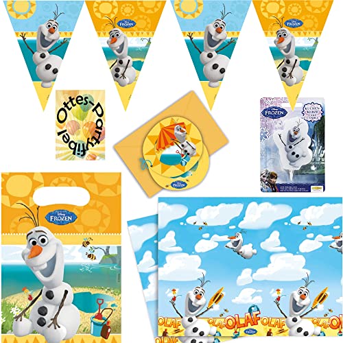 Die Eiskönigin Schneemann Olaf Summer Tischdecke Tüten Einladungen Deko Die Eiskönigin Schneemann Olaf Summer Tischdecke Tüten Einladungen Deko von HHO