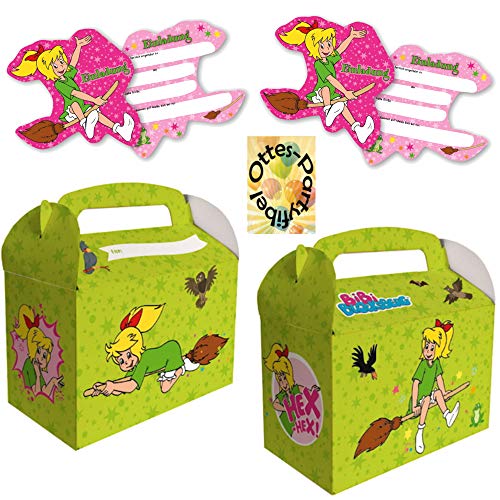 HHO Bibi-Blocksberg-Party-Set Erweiterung 1 : 6 Einladungen 6 Geschenkboxen HHO Bibi-Blocksberg-Party-Set Erweiterung 1 : 6 Einladungen 6 Geschenkboxen von HHO