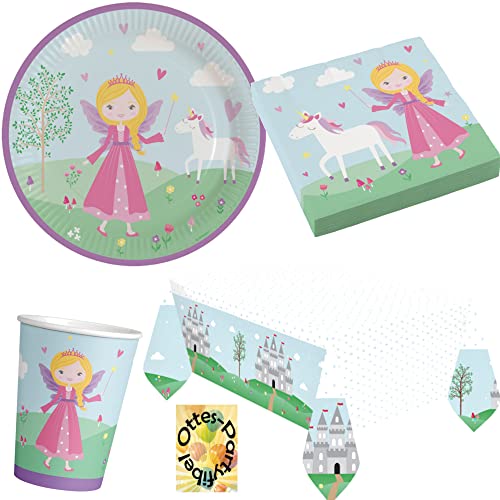 HHO Prinzessin-Princess-Party-Set 53tlg. - für 16 Gäste Teller Becher Servietten Tischdecke HHO Prinzessin-Princess-Party-Set 53tlg. - für 16 Gäste Teller Becher Servietten Tischdecke von HHO