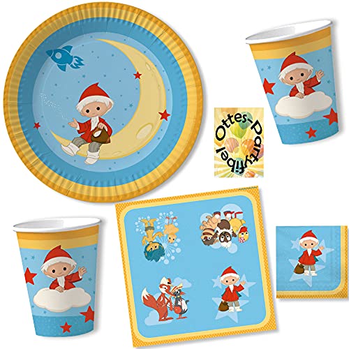 HHO Unser Sandmännchen-Party-Set Sandmann-Party-Set 52tlg. für 16 Gäste : 16 Teller 16 Becher 20 Servietten HHO Unser Sandmännchen-Party-Set Sandmann-Party-Set 52tlg. für 16 Gäste : 16 Teller 16 Becher 20 Servietten von HHO
