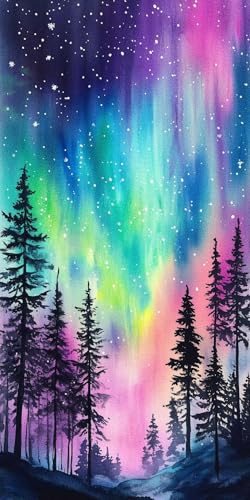 5D Diamond Painting Erwachsene, Diamant Malerei Kinder Anfänger, DIY Aurora Landschaft Diamant Painting Bilder Erwachsene Bastelset Geeignet Als Geschenk, Zur Entspannung und Wanddeko 80x160cm y-415 5D Diamond Painting Erwachsene, Diamant Malerei Kinder Anfänger, DIY Aurora Landschaft Diamant Painting Bilder Erwachsene Bastelset Geeignet Als Geschenk, Zur Entspannung und Wanddeko 80x160cm y-415 von HHQGOUYG