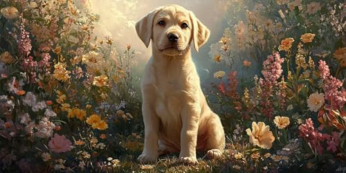5D Diamond Painting Erwachsene, Diamant Malerei Kinder Anfänger, DIY Haustiere Hunde Diamant Painting Bilder Erwachsene Bastelset Geeignet Als Geschenk, Zur Entspannung und Als Wanddeko 100x200cm y-87 von HHQGOUYG