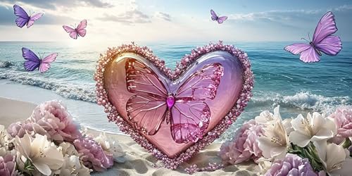 5D Diamond Painting Erwachsene, Diamant Malerei Kinder Anfänger, DIY Liebe Strand Diamant Painting Bilder Erwachsene Bastelset Geeignet Als Geschenk, Zur Entspannung und Als Wanddeko 100x200cm y-6 5D Diamond Painting Erwachsene, Diamant Malerei Kinder Anfänger, DIY Liebe Strand Diamant Painting Bilder Erwachsene Bastelset Geeignet Als Geschenk, Zur Entspannung und Als Wanddeko 100x200cm y-6 von HHQGOUYG