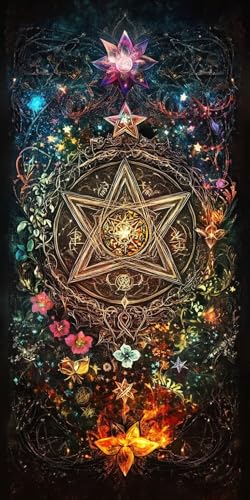 5D Diamond Painting Erwachsene, Diamant Malerei Kinder Anfänger, DIY Mantello Diamant Painting Bilder Erwachsene Bastelset Geeignet Als Geschenk, Zur Entspannung und Als Wanddeko 20x40cm y-527 von HHQGOUYG