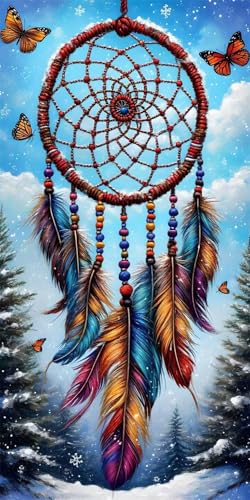 5D Diamond Painting Erwachsene, Diamant Malerei Kinder Anfänger, DIY Traumennetz Diamant Painting Bilder Erwachsene Bastelset Geeignet Als Geschenk, Zur Entspannung und Als Wanddeko 100x200cm y-38 von HHQGOUYG