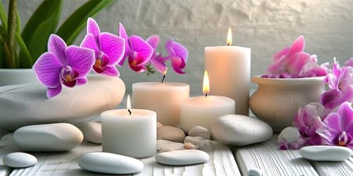 5D Diamond Painting Erwachsene, Diamant Malerei Kinder Anfänger, DIY Zen Orchideen Diamant Painting Bilder Erwachsene Bastelset Geeignet Als Geschenk, Zur Entspannung und Als Wanddeko 100x200cm y-83 von HHQGOUYG