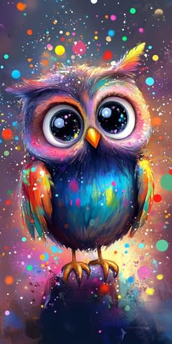 5D Diamond Painting Erwachsene, Diamant Malerei Kinder Anfänger, DIY süße Eule Diamant Painting Bilder Erwachsene Bastelset Geeignet Als Geschenk, Zur Entspannung und Als Wanddeko 50x100cm y-455 5D Diamond Painting Erwachsene, Diamant Malerei Kinder Anfänger, DIY süße Eule Diamant Painting Bilder Erwachsene Bastelset Geeignet Als Geschenk, Zur Entspannung und Als Wanddeko 50x100cm y-455 von HHQGOUYG