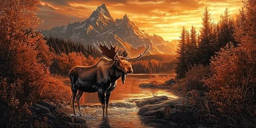 Antilope Landschaft Diamond Painting Erwachsene, 5D Diamant Kunst Kinder Kits, DIY Erwachsene Mosaikherstellung Basteln Diamant Malerei Bilder Set für Weihnachten Wanddekoration 60x120cm t-509 Antilope Landschaft Diamond Painting Erwachsene, 5D Diamant Kunst Kinder Kits, DIY Erwachsene Mosaikherstellung Basteln Diamant Malerei Bilder Set für Weihnachten Wanddekoration 60x120cm t-509 von HHQGOUYG