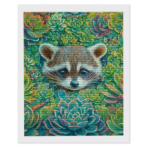 Diamond Painting Erwachsene Fleisch Waschbären, 5D Diamant Painting Bilder Anfänger, DIY Runder Vollbohrer Diamanten Malerei Stickerei Kreuzstich Home Wand Dekor, Frauen Geschenk, 80 x 100cm D-197 Diamond Painting Erwachsene Fleisch Waschbären, 5D Diamant Painting Bilder Anfänger, DIY Runder Vollbohrer Diamanten Malerei Stickerei Kreuzstich Home Wand Dekor, Frauen Geschenk, 80 x 100cm D-197 von HHQGOUYG