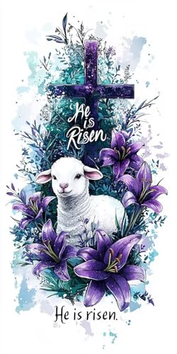 Lilien Lamm Diamond Painting Erwachsene, 5D Diamant Kunst Kinder Kits, DIY Erwachsene Mosaikherstellung Basteln Diamant Malerei Bilder Set für Weihnachten Wanddekoration, Geschenke 100x200cm t-32 Lilien Lamm Diamond Painting Erwachsene, 5D Diamant Kunst Kinder Kits, DIY Erwachsene Mosaikherstellung Basteln Diamant Malerei Bilder Set für Weihnachten Wanddekoration, Geschenke 100x200cm t-32 von HHQGOUYG