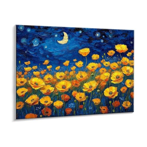 Malen Nach Zahlen Erwachsene, Blumen Gelb Paint by Numbers Malen Nach Zahlen, DIY mit Pinseln und Acrylfarben Handgemalt Ölgemälde für Geschenke und Wand Dekoratio, Ohne Rahmen 35 x 50 cm R-386 von HHQGOUYG
